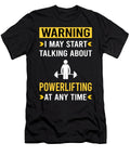 Warning Powerlifting Petrona Romero T-Shirt