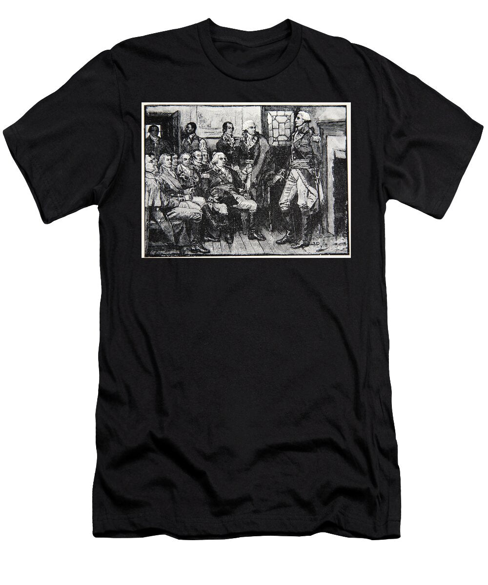 Washington and His Generals in Consultation March 15th 1783 Illustration From Harpers Magazine 1883 Howard Pyle T-Shirt