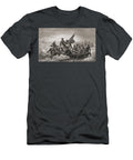 Washington Crossing the Delaware Near Trenton New Jersey America Christmas 1776 English School T-Shirt