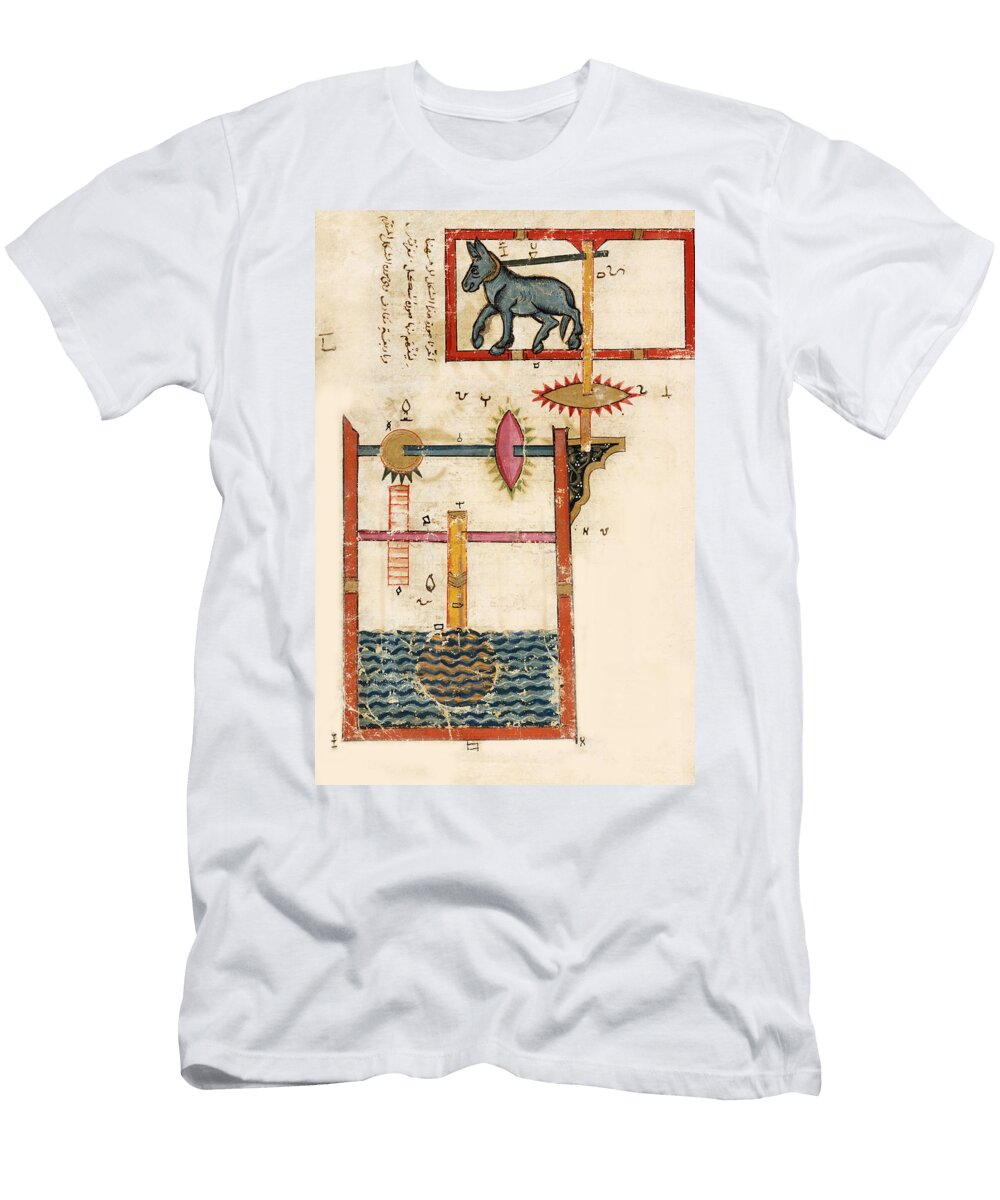 Waterwheel Powered By Donkey 12th Metropolitan Museum of Art T-Shirt