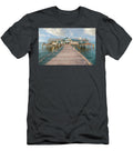 We Love This Pier Anna Maria Island Fl Painterly Liesl Walsh T-Shirt
