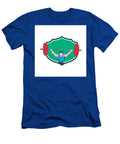 Weightlifter Deadlift Lifting Weights Shield Cartoon Aloysius Patrimonio T-Shirt