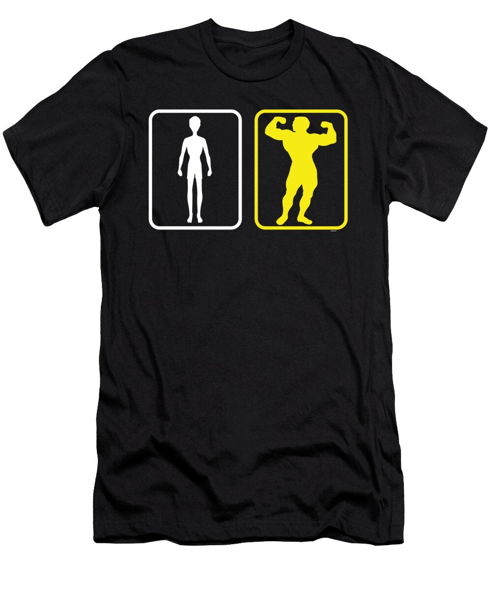 Weightlifter Trainers Barbells Bodybuilder Gym Weightlifting My Boyfriend Fitness Gift Thomas Larch T-Shirt