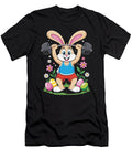 Weightlifting Bunny with Easter Eggs Joanna Redesiuk T-Shirt