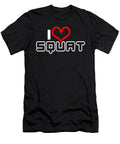 Weights Training Fitness Exercise Exercising Workout Gym I Love Squat Gift Thomas Larch T-Shirt