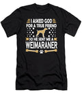 Weimaraner Dog Lovers True Friend Dusan Vrdelja T-Shirt