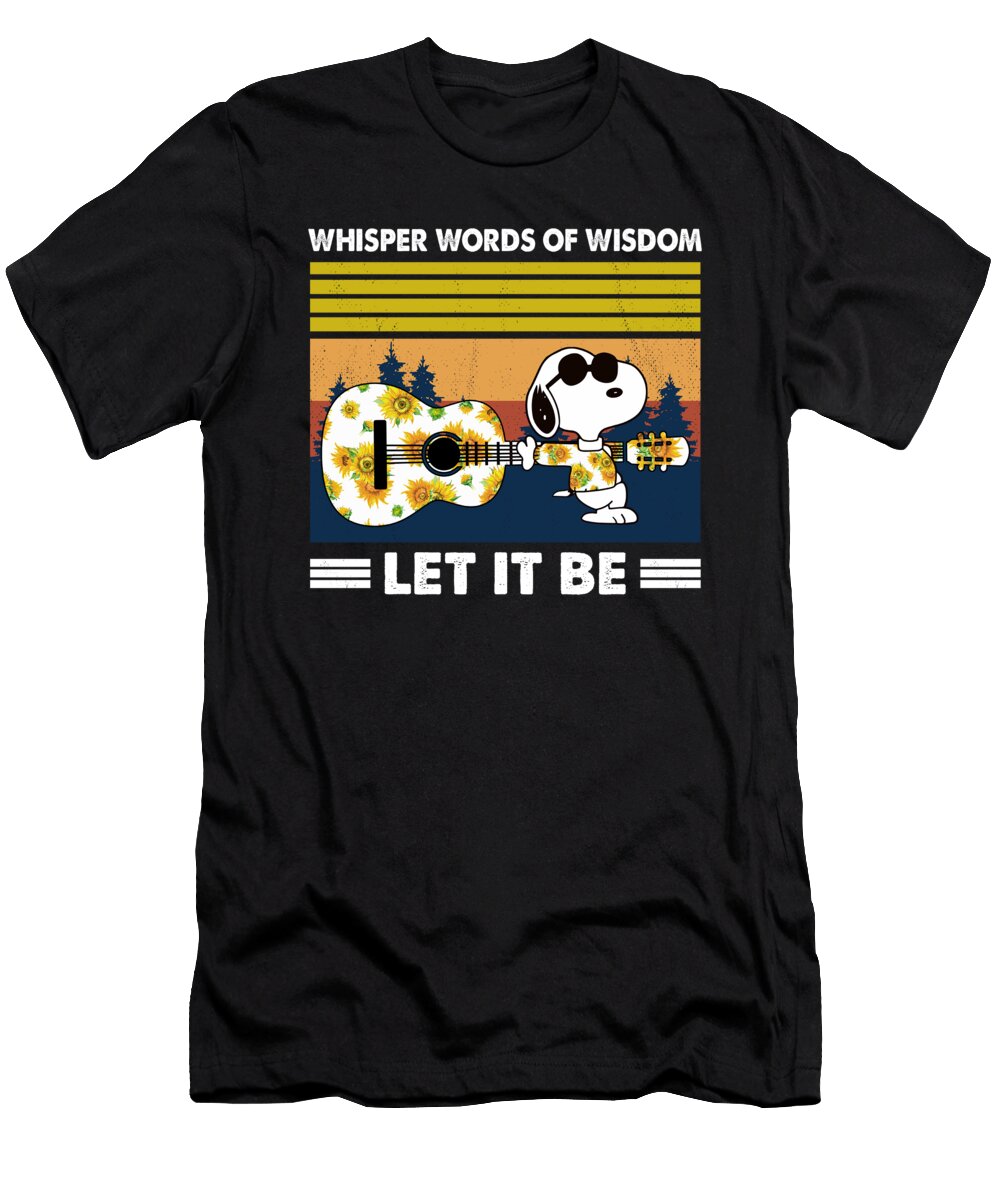 Whisper Words of Wisdom Let It Be Retro Roya Steward T-Shirt