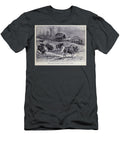 White Tailed Wildebeest M3 Historic Illustrations T-Shirt