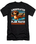 Wiener Dog Sports Lover Undefeated Plank Yah Lishr T-Shirt