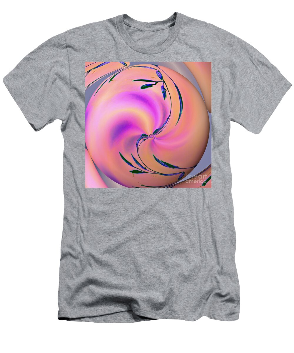Wild Gain Swirl Coral Pink Maureen Rose T-Shirt