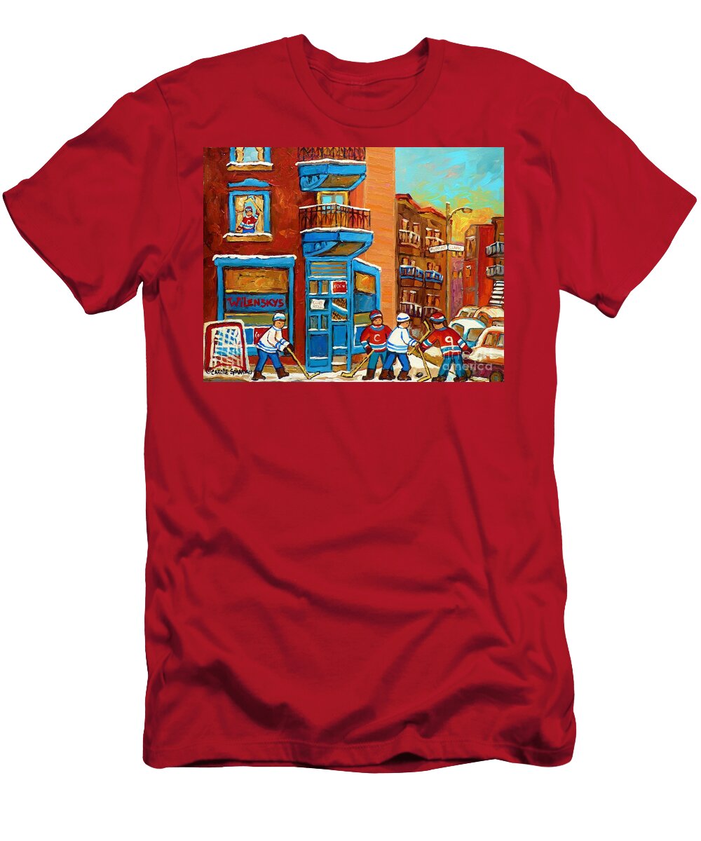 Wilensky Diner with Hockey Carole Spandau T-Shirt