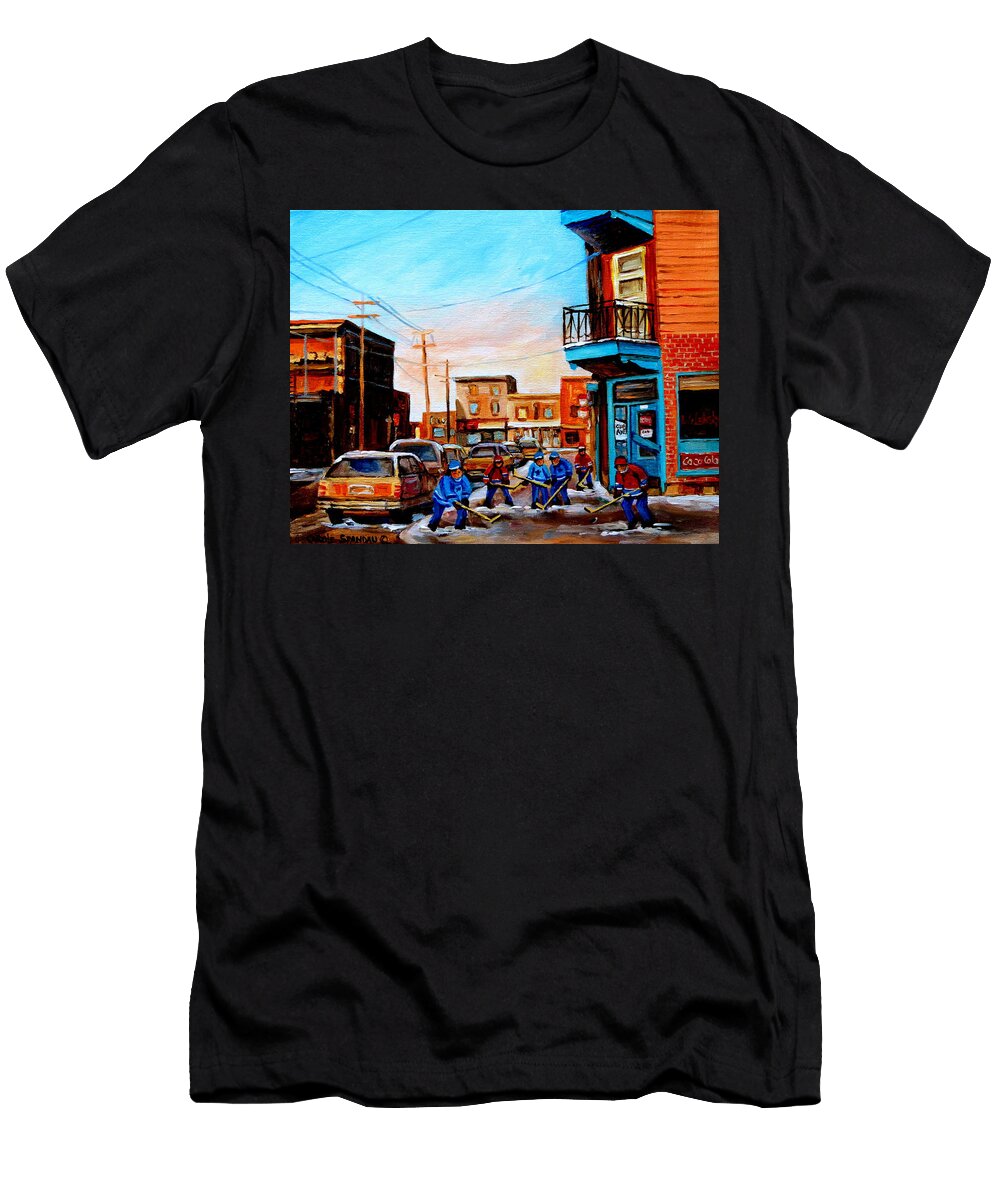 Wilenskys a Friendly Game of Hockey Carole Spandau T-Shirt