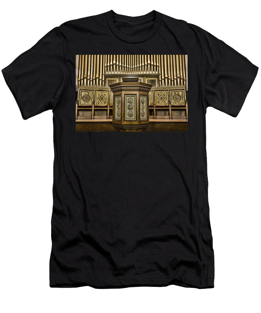 Willard Chapel Pulpit and Organ Stephen Stookey T-Shirt