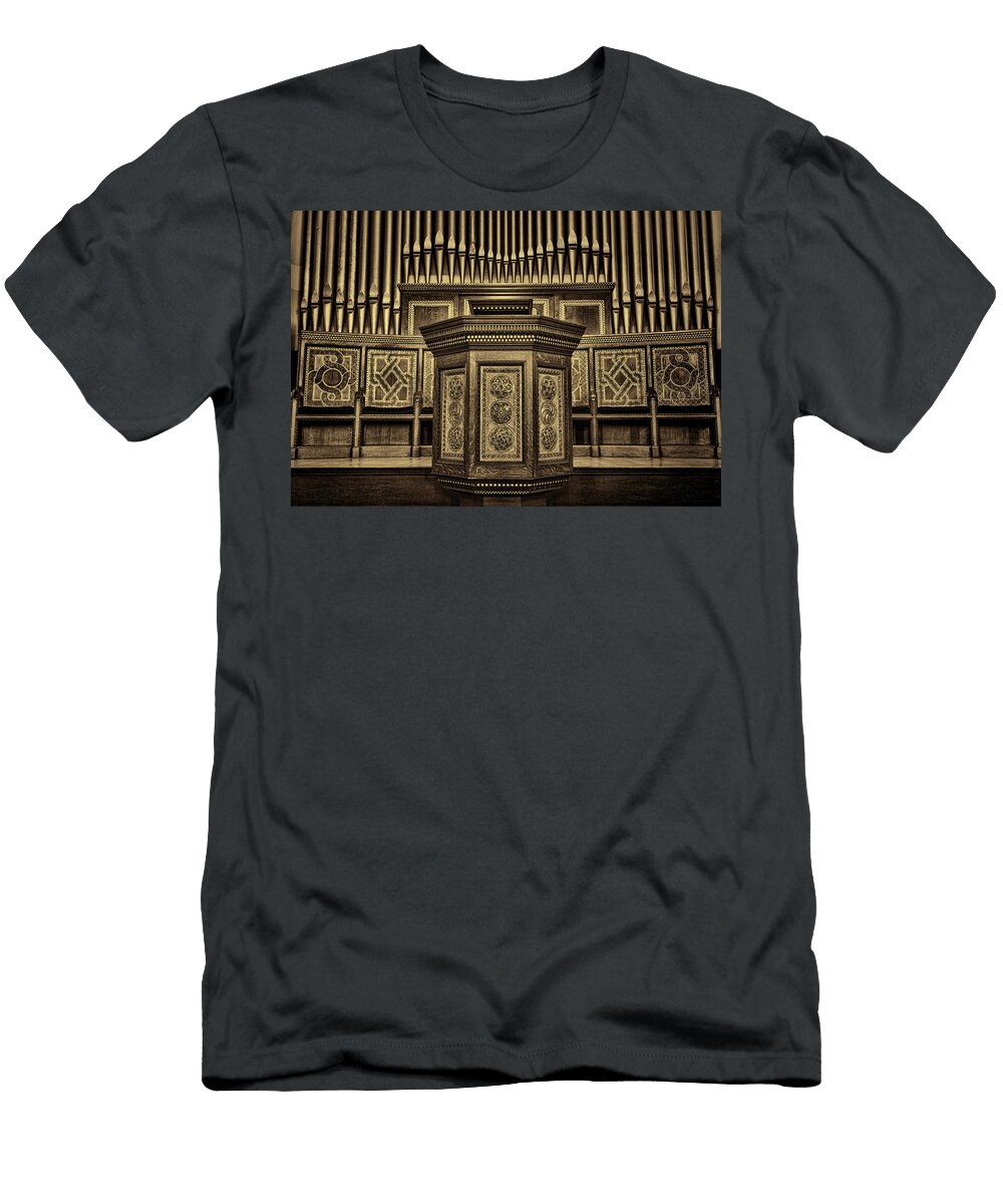 Willard Memorial Chapel Pulpit and Organ 2 Stephen Stookey T-Shirt