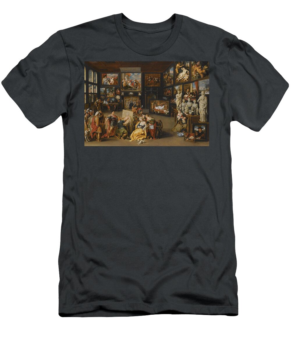 Willem Van Haecht Alexander the Great Visits the Studio of Apelles Les Classics T-Shirt