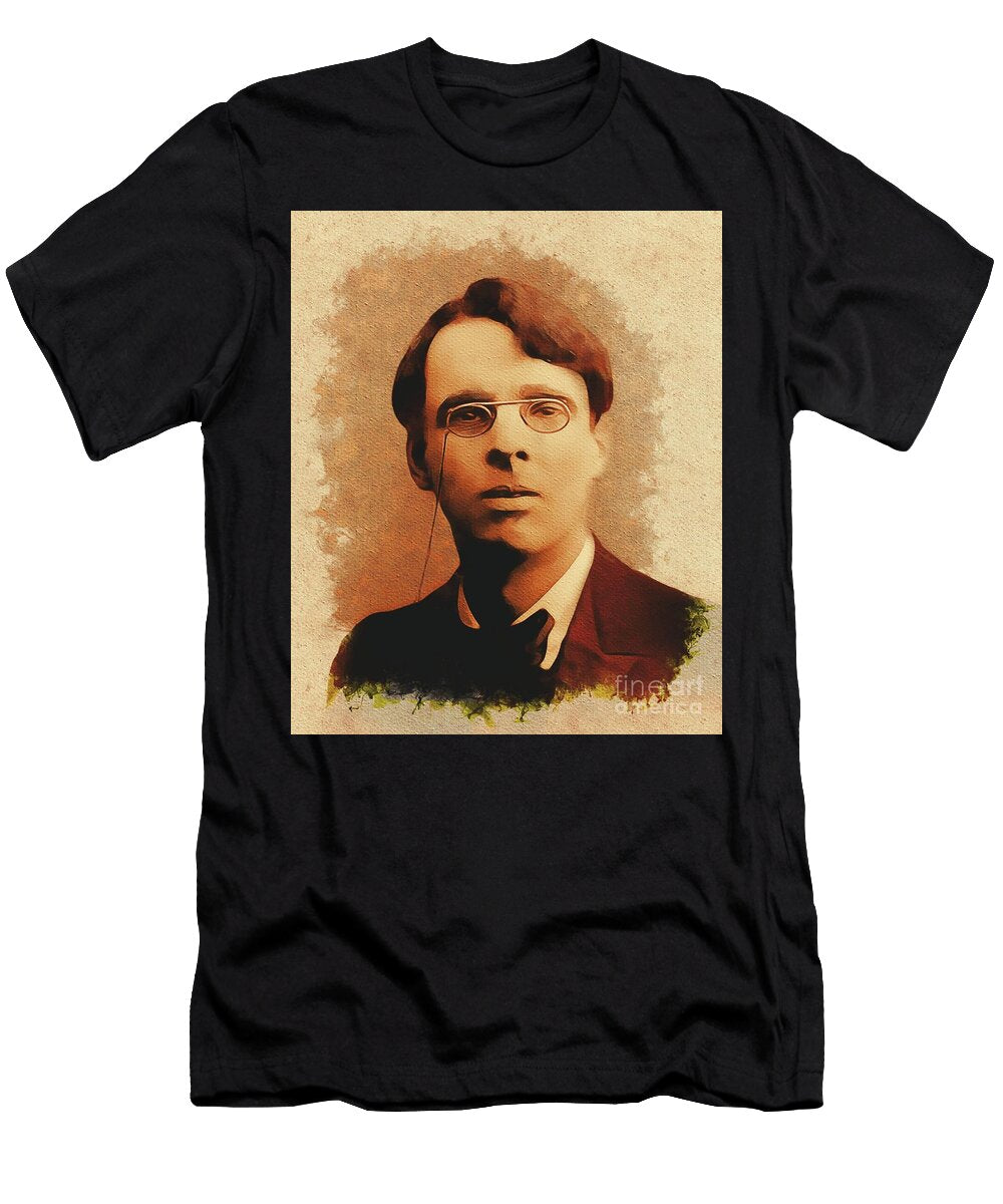 William Butler Yeats Literary Legend Mary Bassett T-Shirt