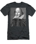 William Shakespeare the Droeshout Portrait Tom Hill T-Shirt