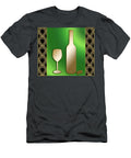 Wine Bottle and Glass Chuck Staley Chuck Staley T-Shirt