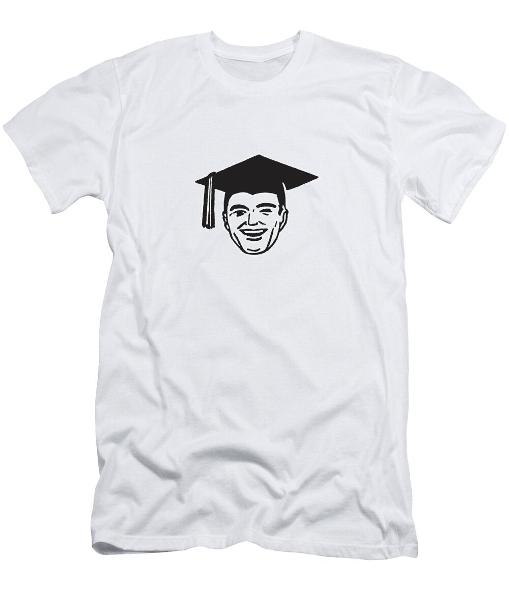 Winking Male Graduate Csa Images T-Shirt