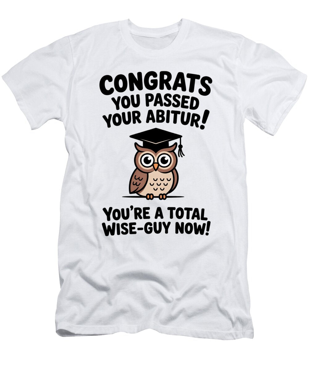 Wise Owl Graduation Congratulation Joanna Redesiuk T-Shirt