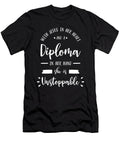 With Jesus in Her Heart Christian Graduation Gift Design Noirty Designs T-Shirt
