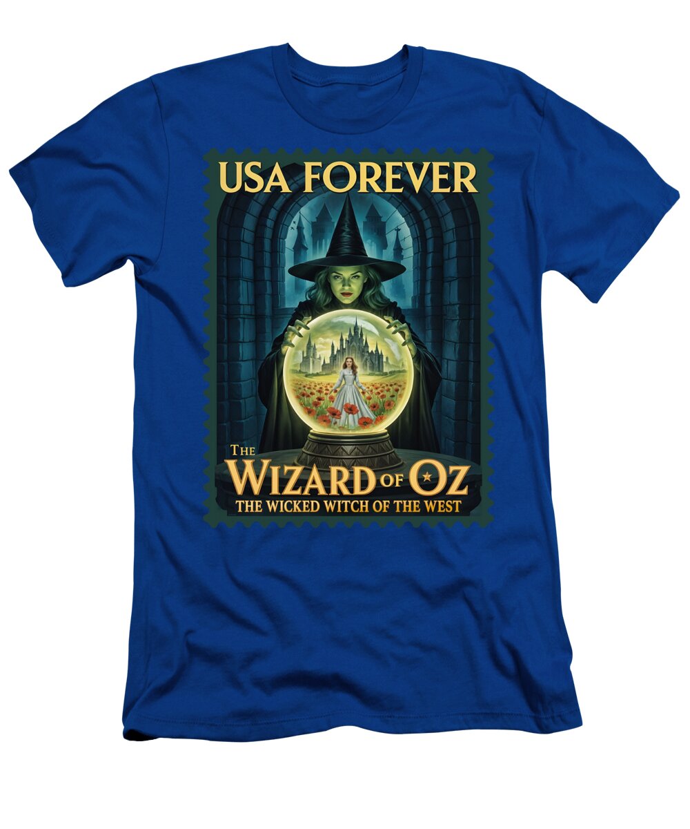 Wizard of Oz Stamp with Wicked Witch Greg Joens T-Shirt