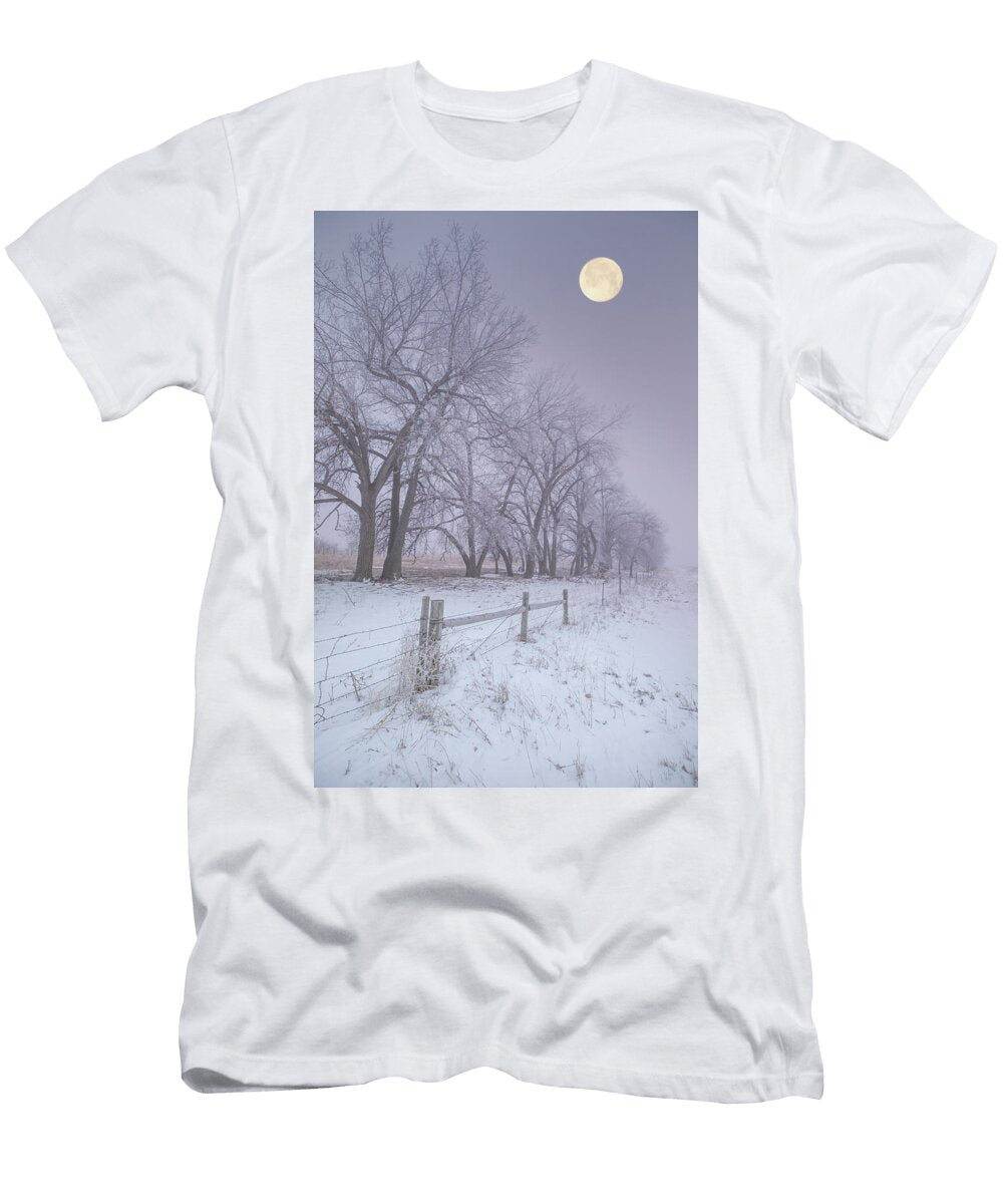 Wolf Moon Aaron J Groen T-Shirt