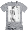 Woman in Black and White Shower Scene Jt Photodesign T-Shirt