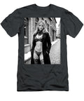 Woman in Lingerie in a Winter Urban Setting Jt Photodesign T-Shirt