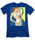 Woman Standing on a Scale Csa Images T-Shirt