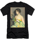 Woman with Parrot Pastel and Pencil on Board William Sergeant Kendall T-Shirt