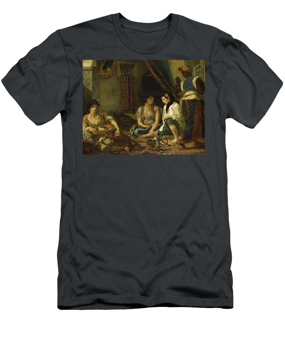 Women of Algiers in Their Apartment 1834 Eugene Delacroix T-Shirt
