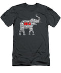 Womens Delta1913 Sorority Elephant Sigmatheta Words Hamdoe Aleam T-Shirt