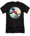 Womens Heavily Meditated Relax Yoga Meditation Great Wave Tony Rubino T-Shirt