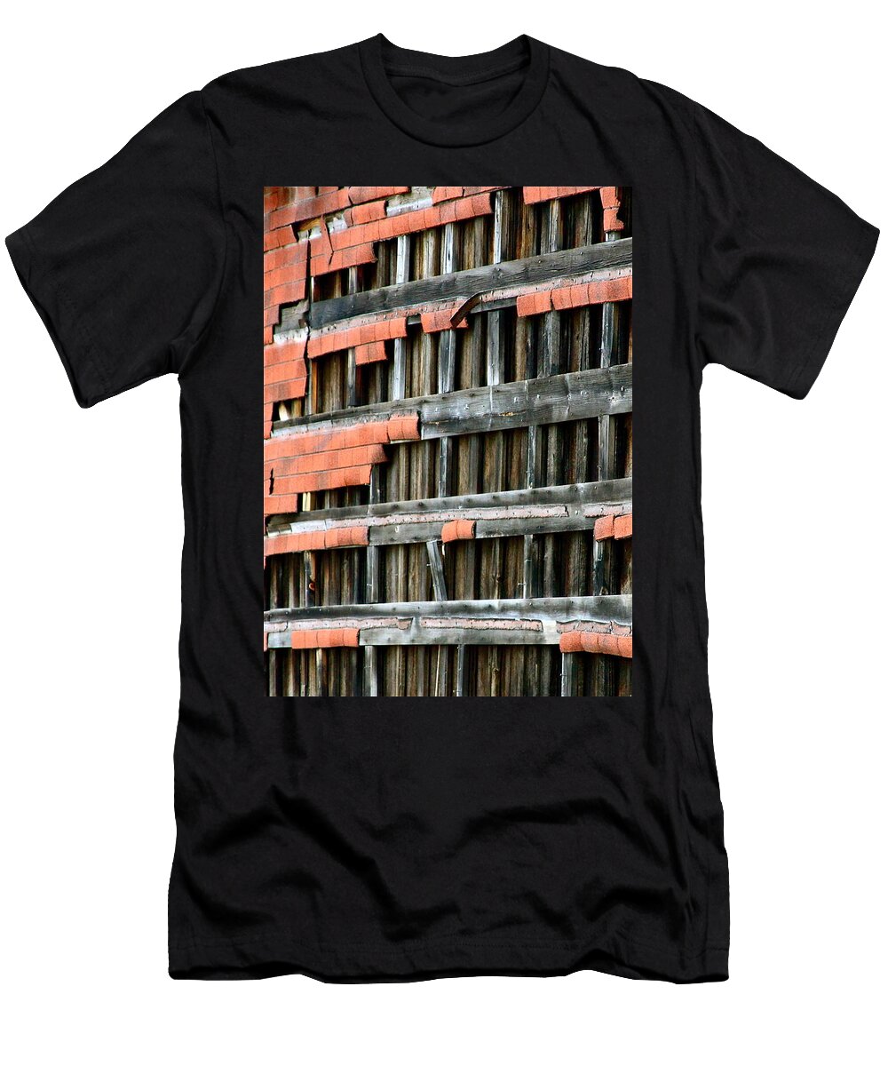 Wood and Shingles Abstract Karon Devega T-Shirt