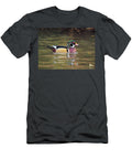 Wood Duck in a Pond Jeff Swan T-Shirt