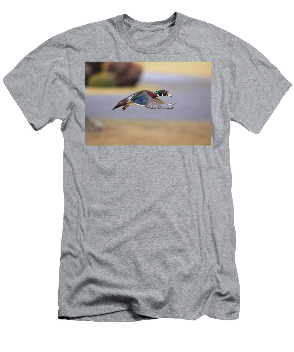 Wood Duck on the Move Lynn Hopwood T-Shirt