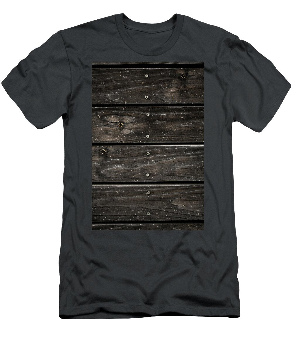 Wood Planks Fastened with Stainless Sebastian Kujas T-Shirt