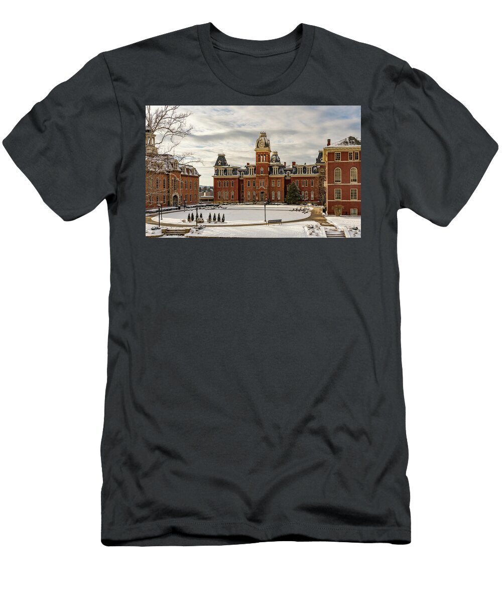 Woodburn Hall At West Virginia University At Christmas Steven Heap T-Shirt