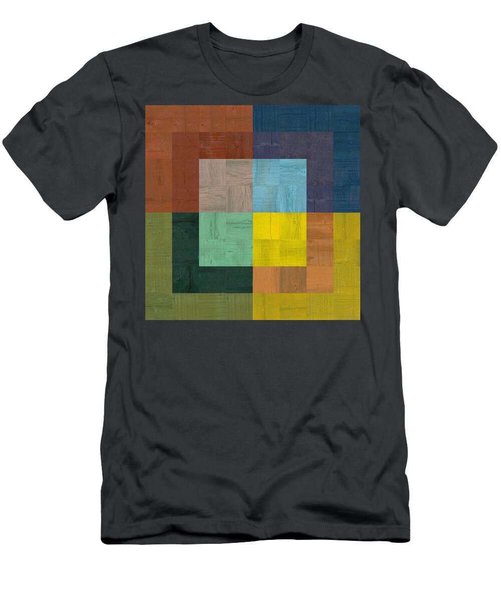 Wooden Collage 64 Michelle Calkins T-Shirt