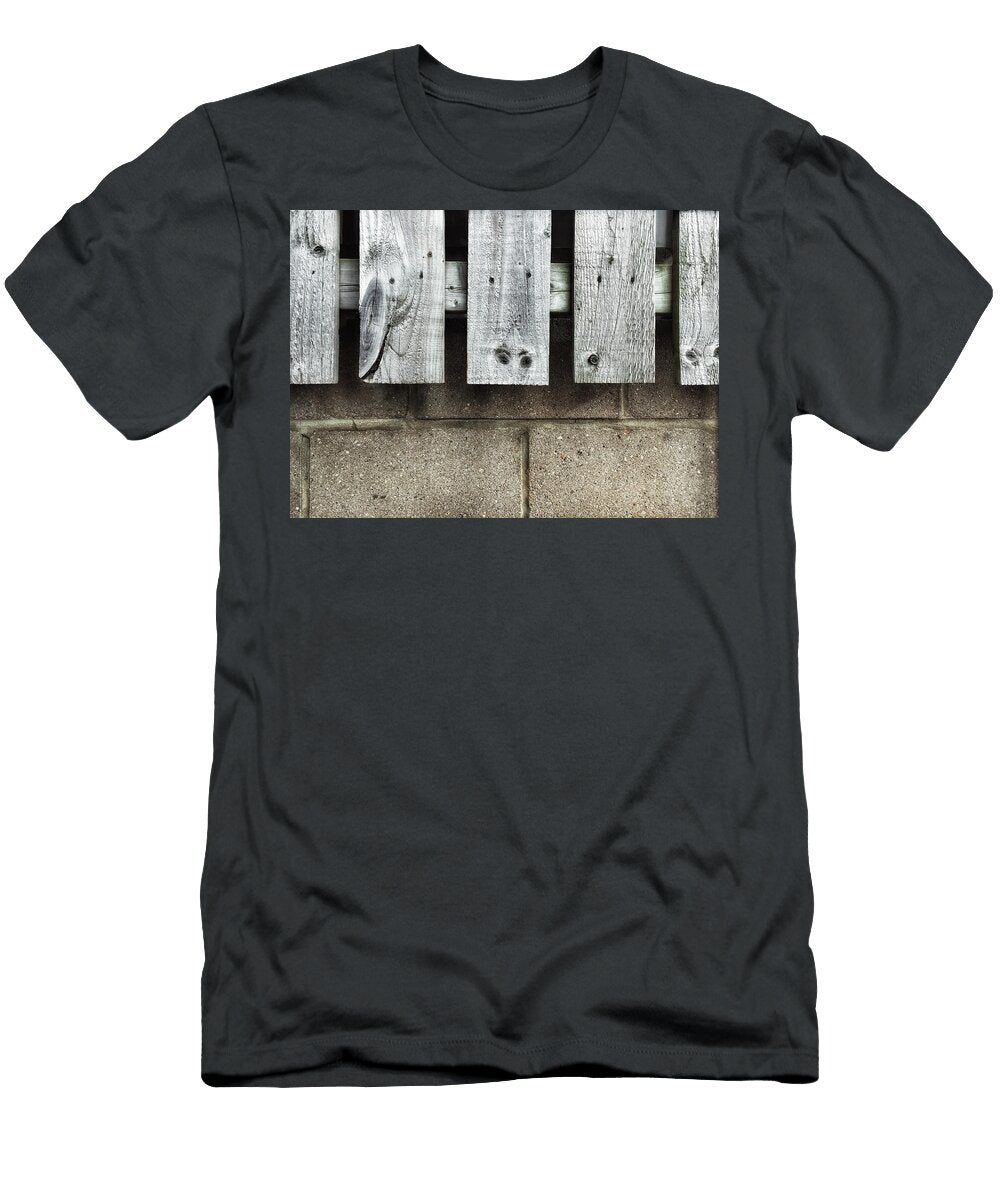 Wooden Planks Background Tom Gowanlock T-Shirt