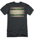 Wooden Planks with Plants Peeking Through Michal Bednarek T-Shirt