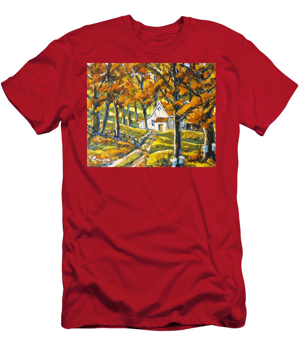 Woodland Sugar Shack By Prankearts Richard T Pranke T-Shirt