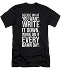Work on It Every Day Gym Hustle Success Motivational Matthew Chan T-Shirt