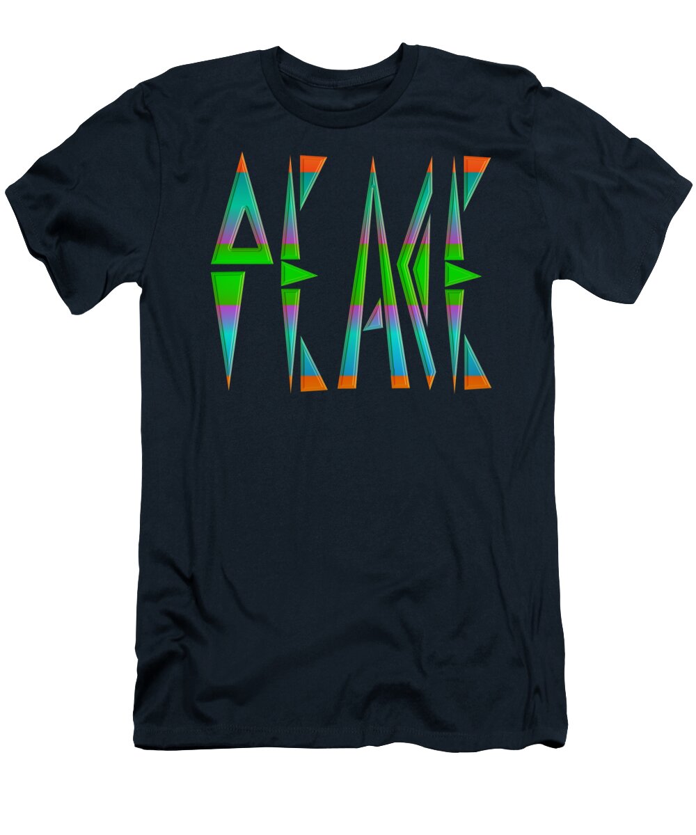 World Peace Harmony Tangram Expression Frantz Cialec T-Shirt
