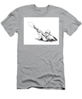 World War Two American Gi Soldier Aiming Firing Rifle Front Low Angle View Comics Style Drawing Aloysius Patrimonio T-Shirt