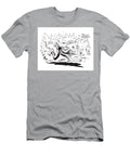 World War Two American Gi Soldier Diving for Cover in Explosion Comics Style Drawing Aloysius Patrimonio T-Shirt