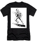 World War Two American Gi Soldier Firing Tommy Gun Front View Comics Style Drawing Aloysius Patrimonio T-Shirt