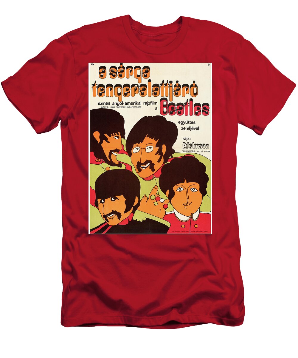 Yellow Submarine Poster 1968 Movie World Posters T-Shirt