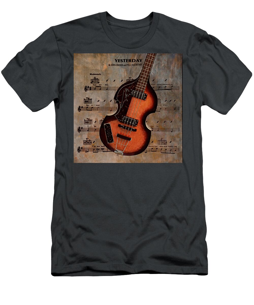 Yesterday Paul Mccartney Hofner Bass Bill Cannon T-Shirt